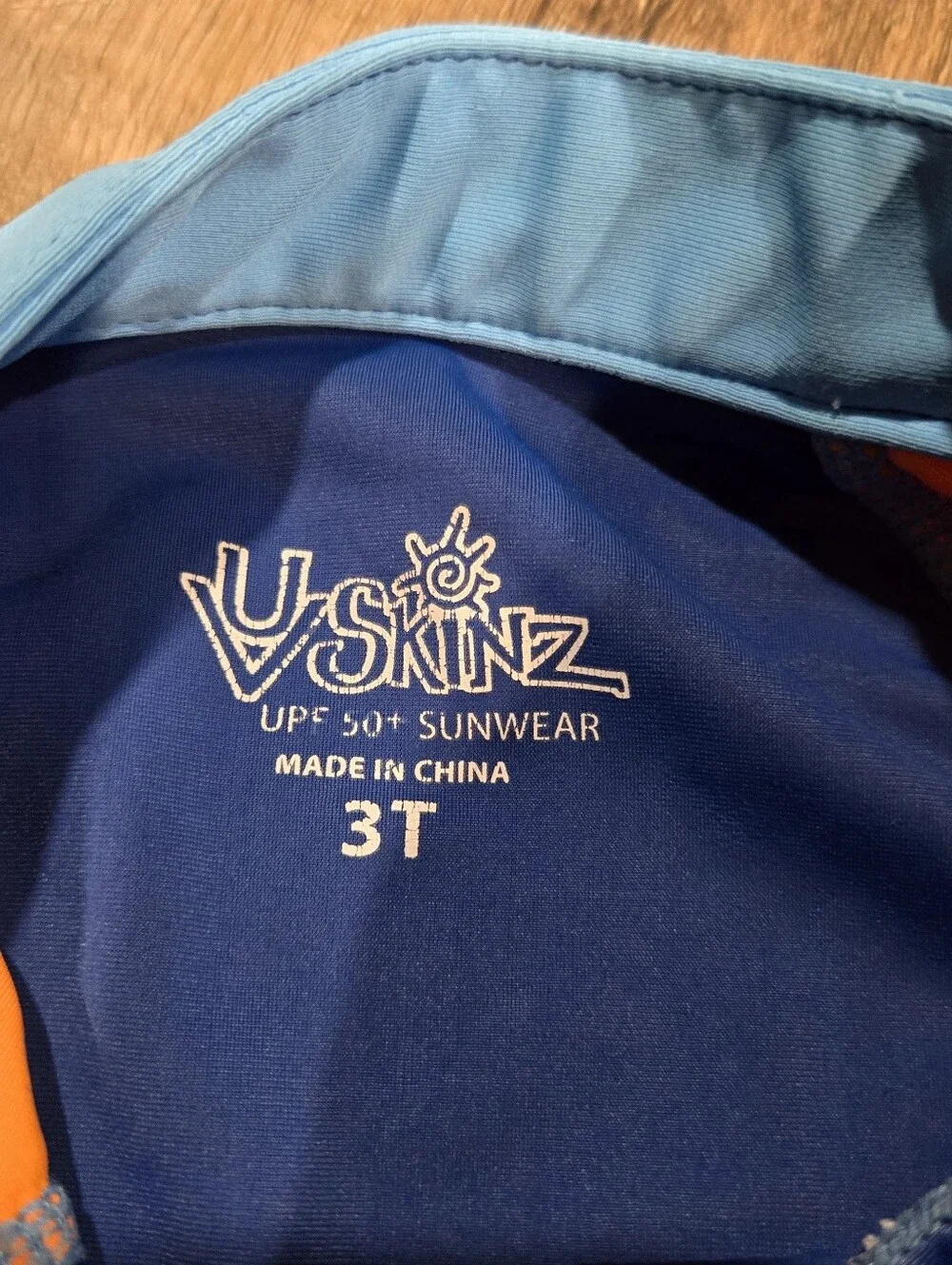 UV Skinz Toddler 3T One-piece Rash Guard Swimsuit Short Sleeve 50 UFP Swimwear